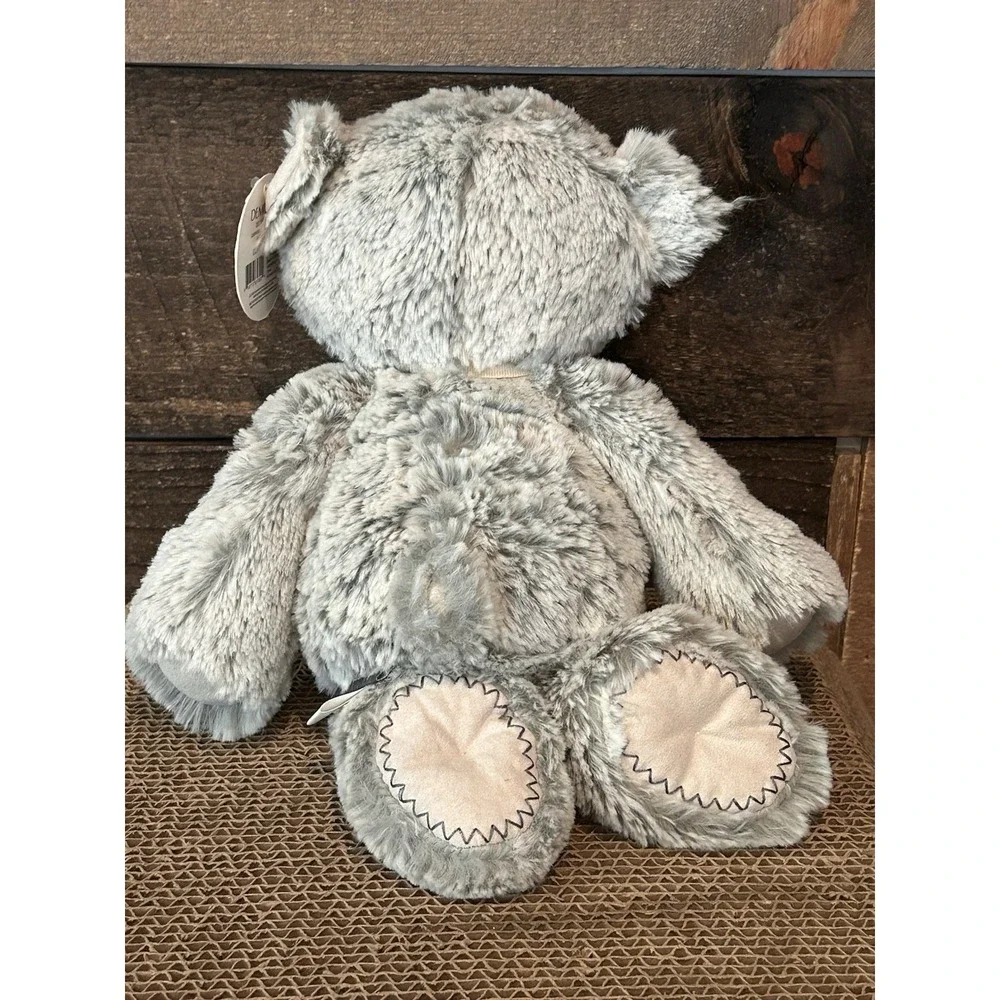 DEMDACO Giving Bear Teddy Grey‎ Plush Stuffed Animal 11.5